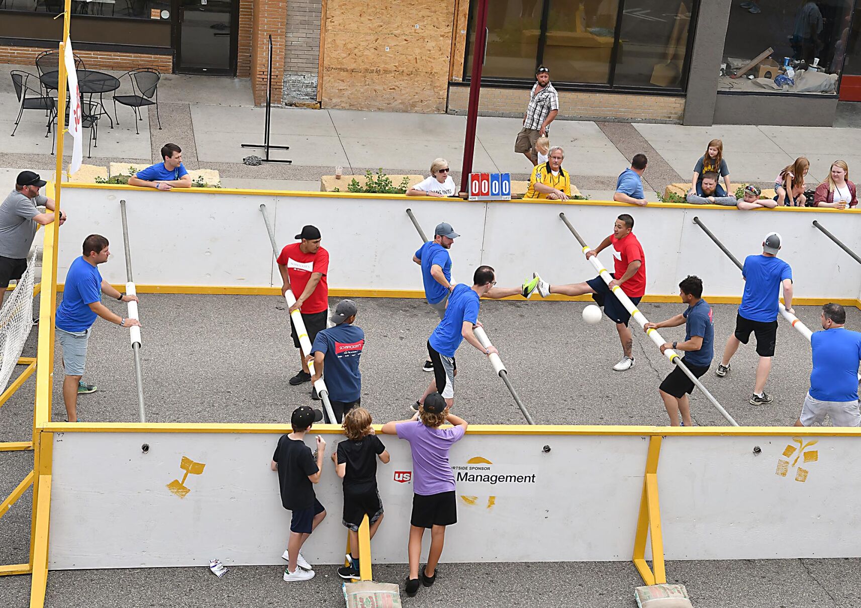 Human foosball 4